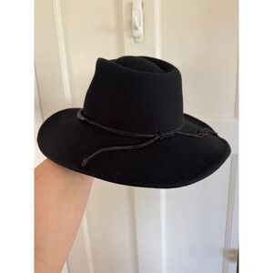 Nikki Beach black wool Maren hat‎